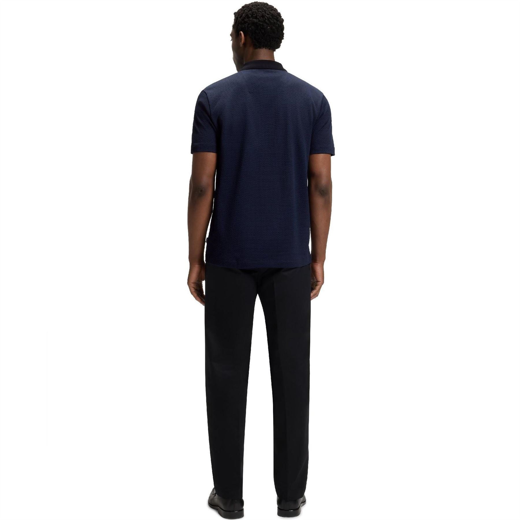 Boss BOSS Short Sleeve Polo Shirt with Ribbed Collar (C Parlay)