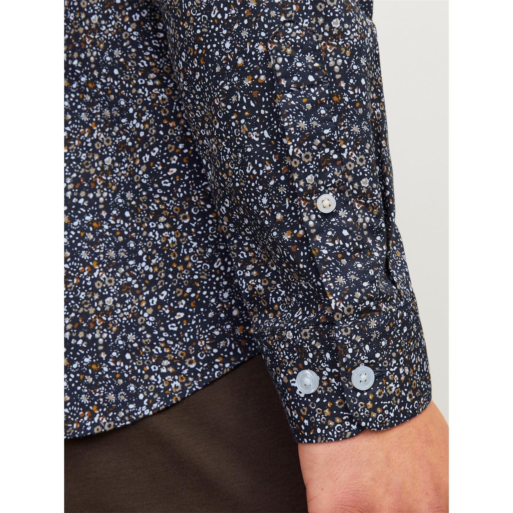 Jack and Jones All Over Print Slim Fit Dress Shirt