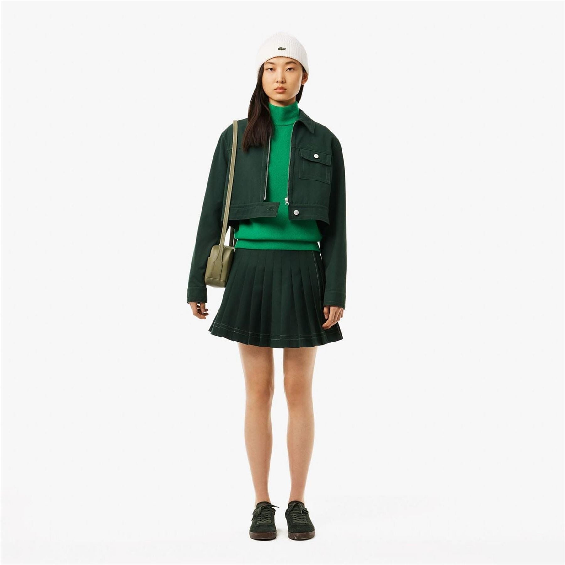 Lacoste Fit Carded Wool High Neck Sweater