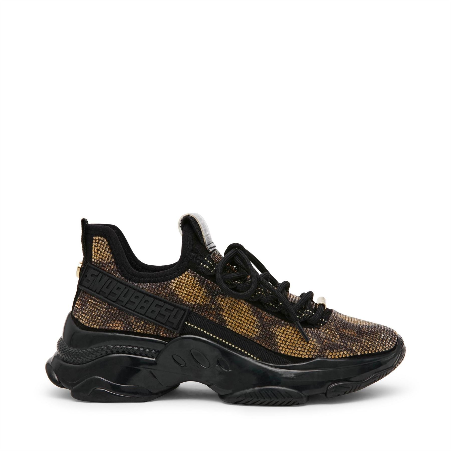 Steve Madden Maxilla S Tra Snake Patterned Lace-Up Sneakers