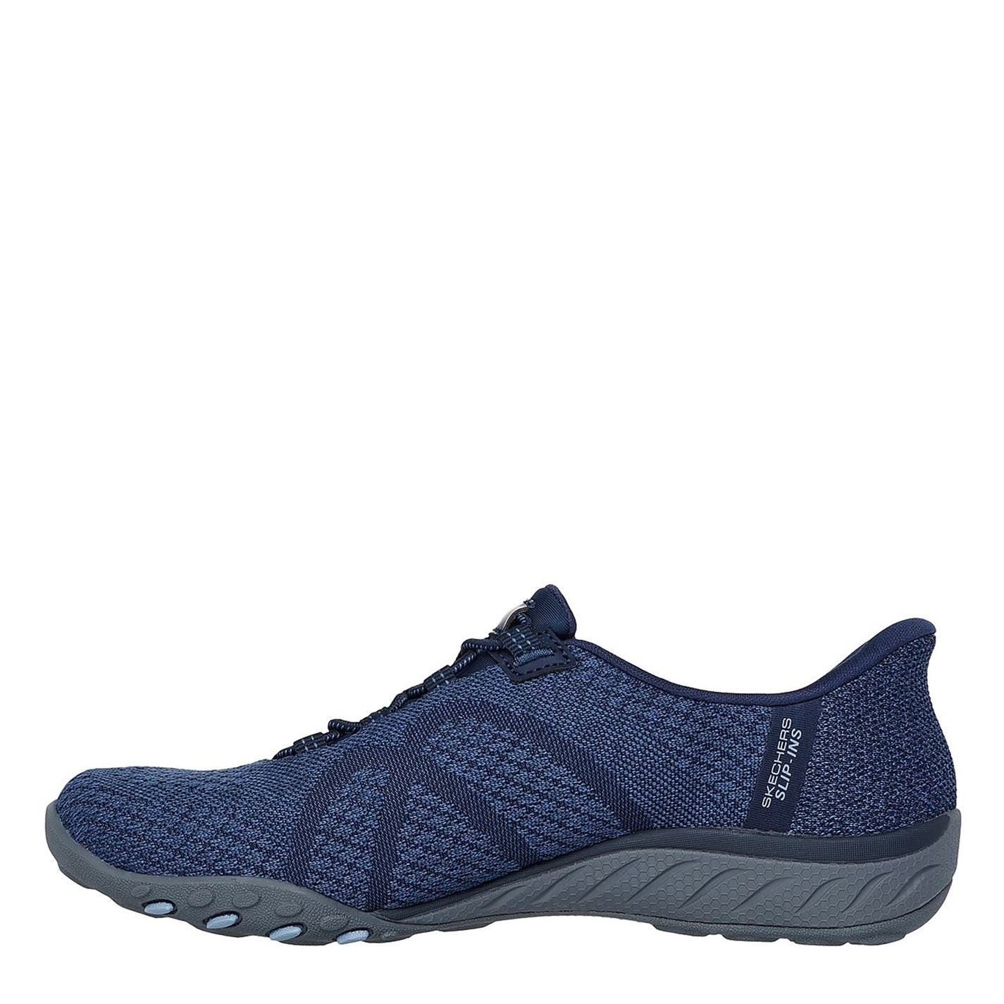 Skechers Ramaya Breathe Easy Heathered Slip On Sneakers