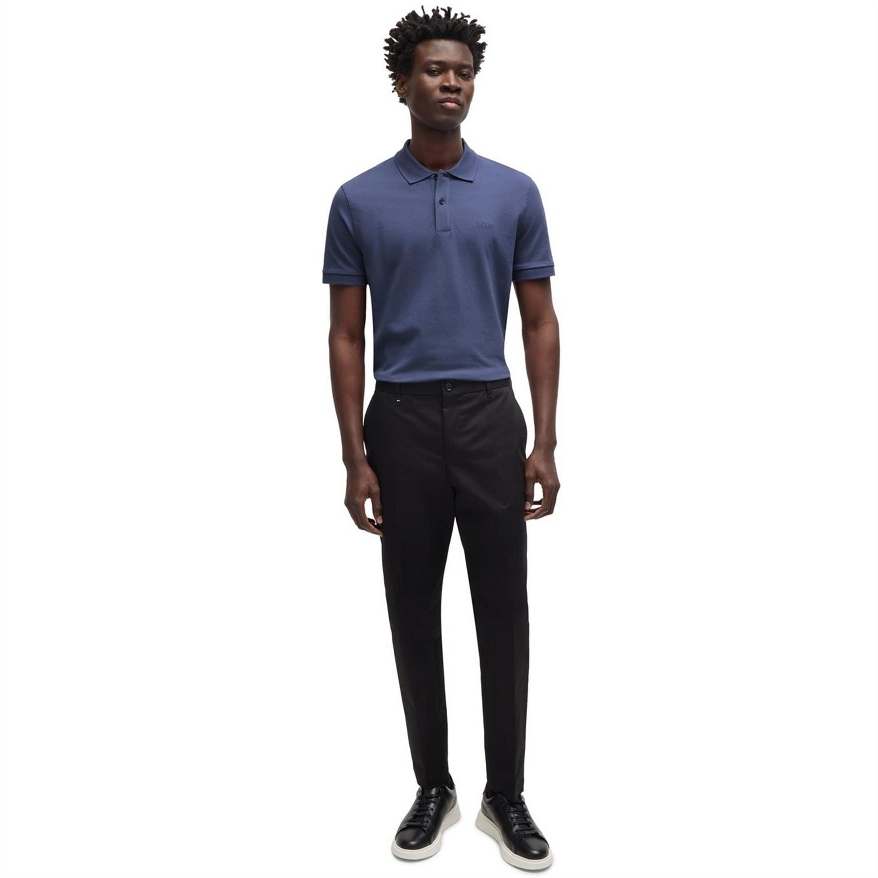 Boss Pallas Cotton Short Sleeve Polo Shirt