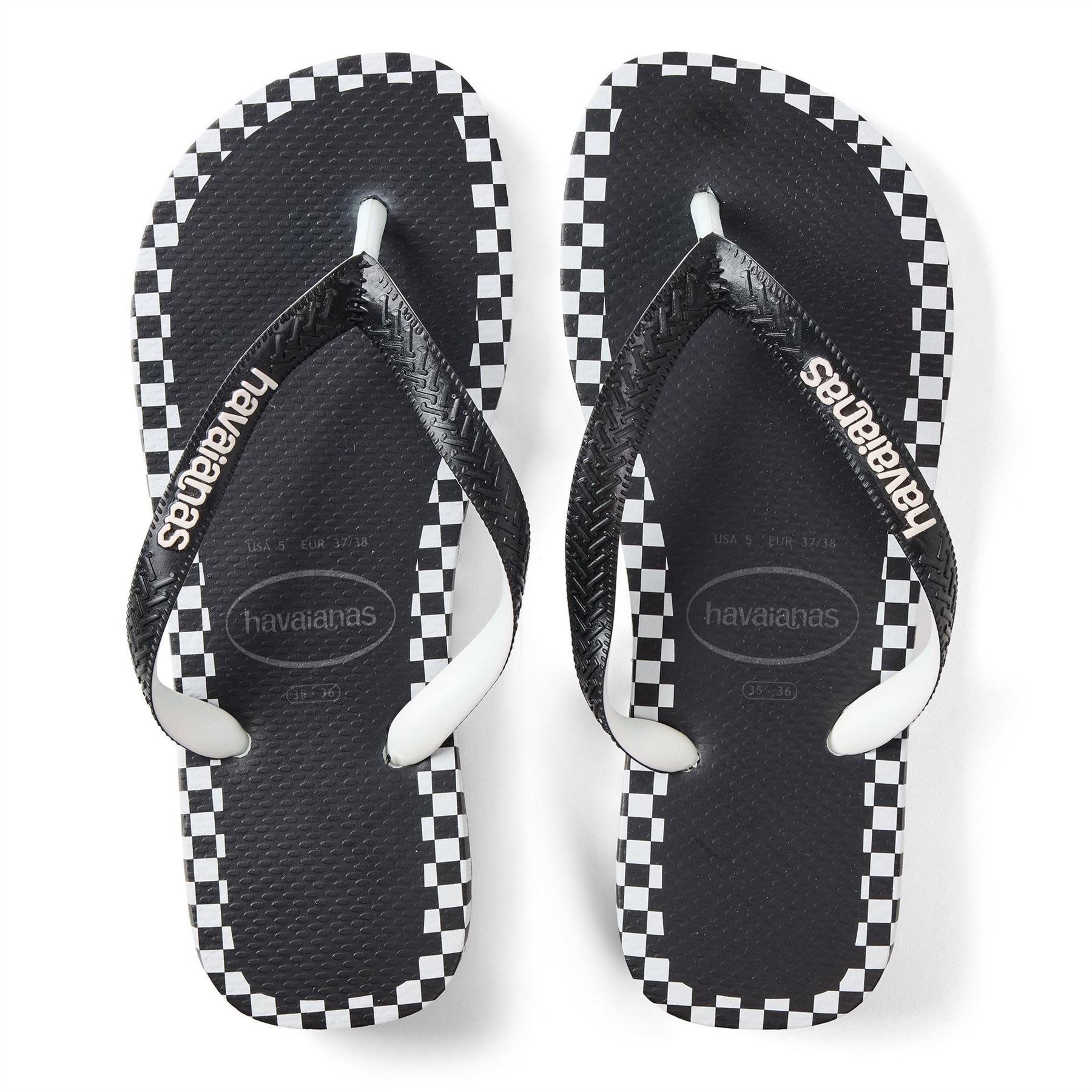 Havaianas Checkerboard Print Thong Toe Flip Flops