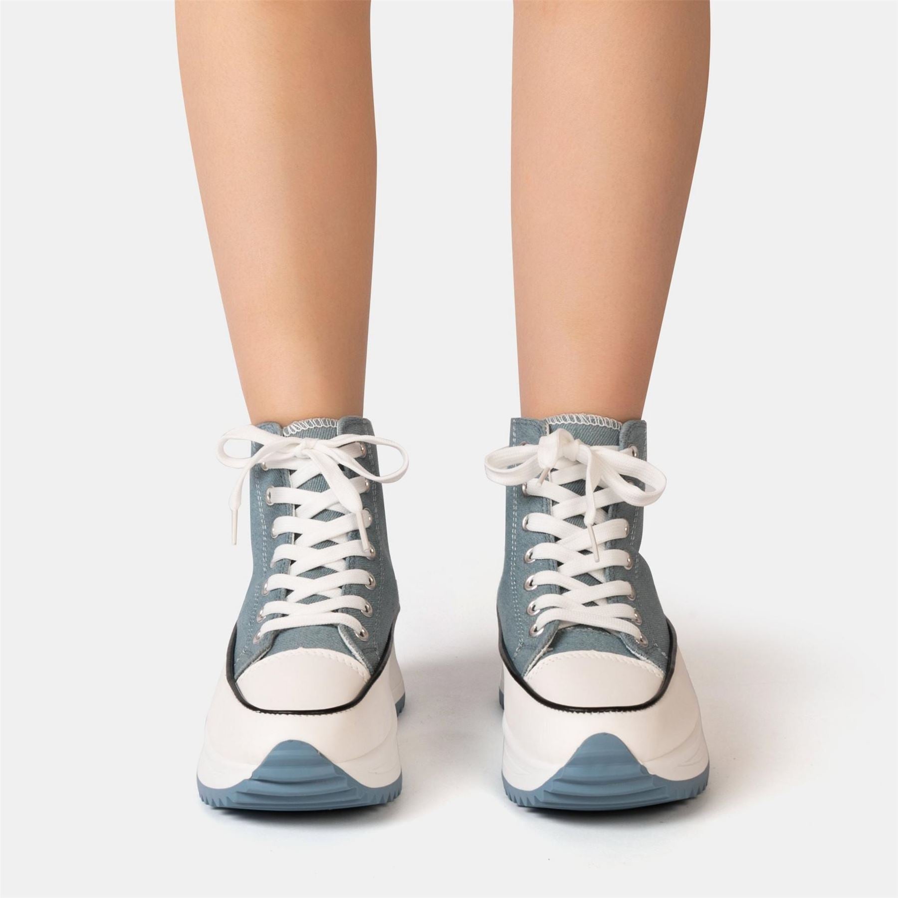 Firetrap Platform Hi Top Ladies Trainers