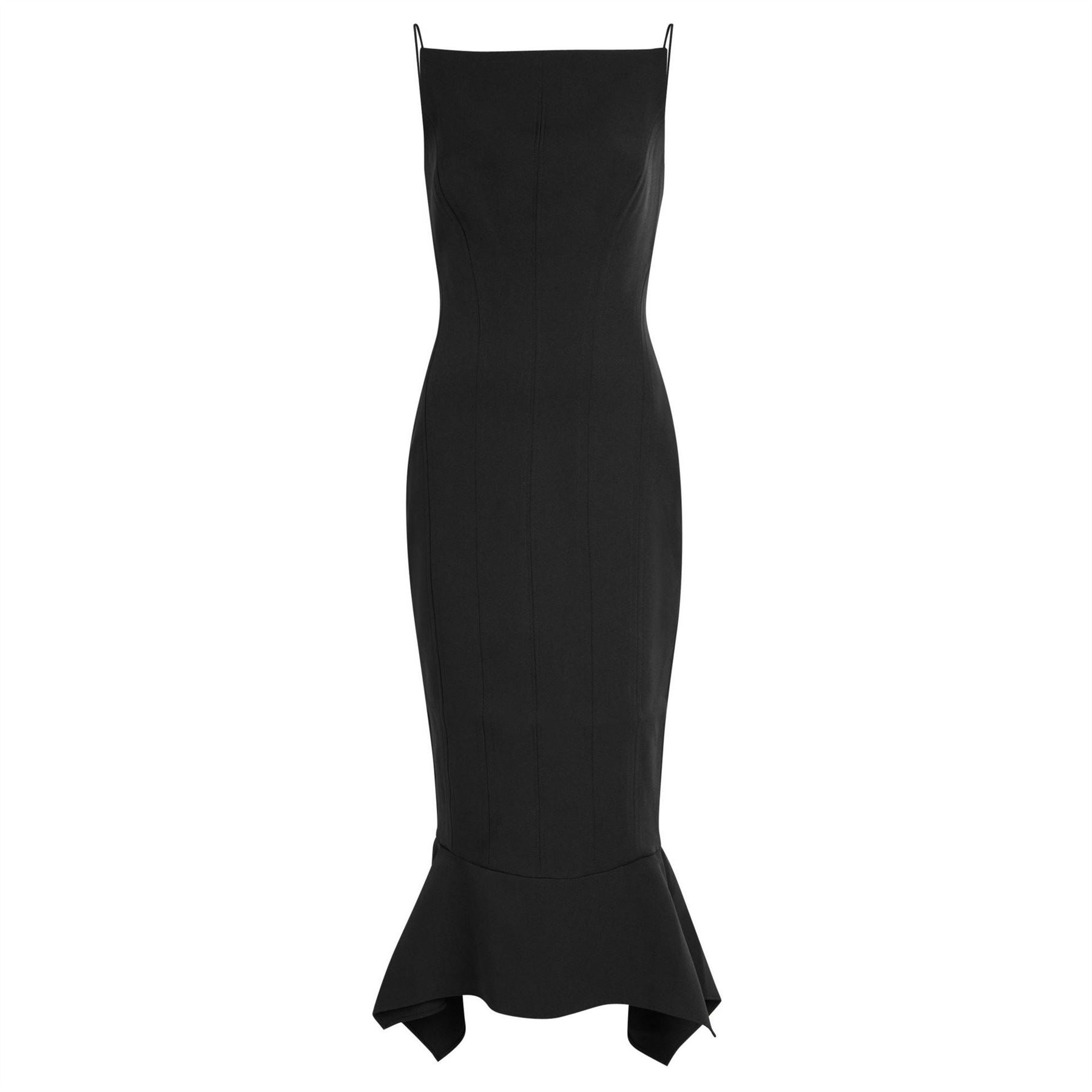 Roland Mouret Fishtail Hem Midi Dress