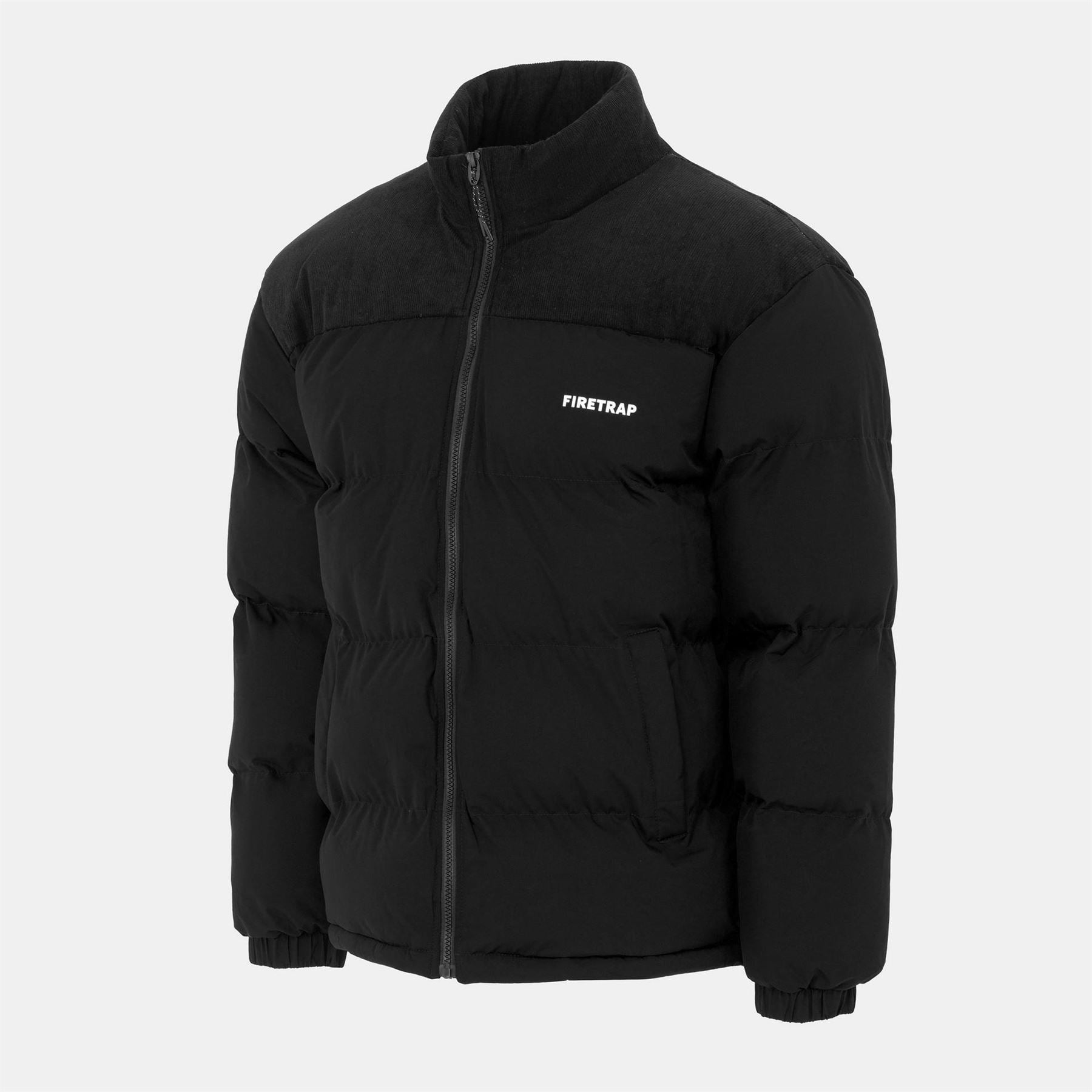 Firetrap Full Zip Funnel Neck Long Sleeve Puffer Jacket