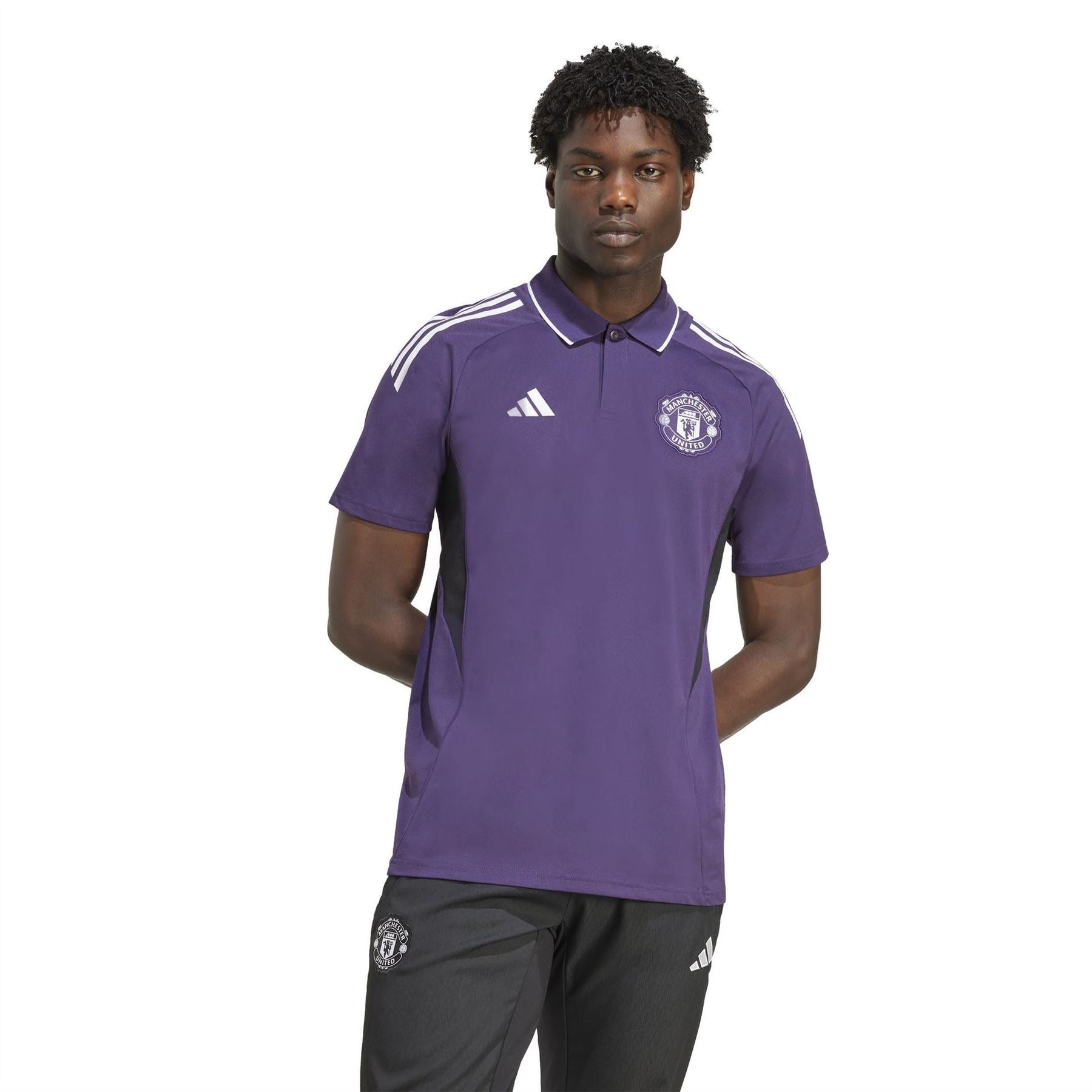 adidas Mens Manchester United Polo Shirt 2025 2026