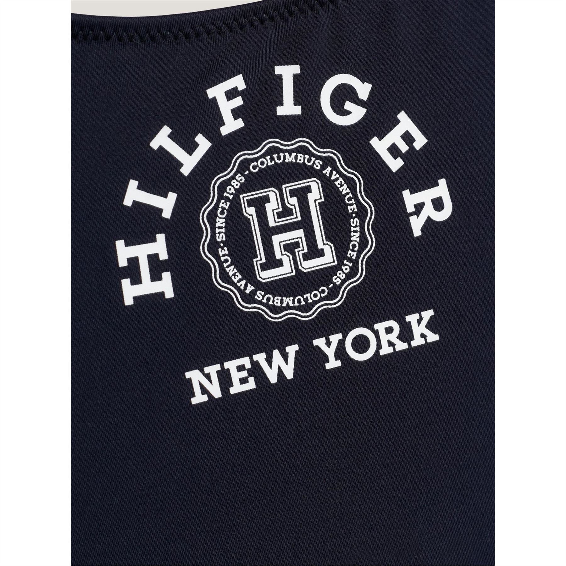 Tommy Hilfiger Logo Scoop Neck Swimsuit