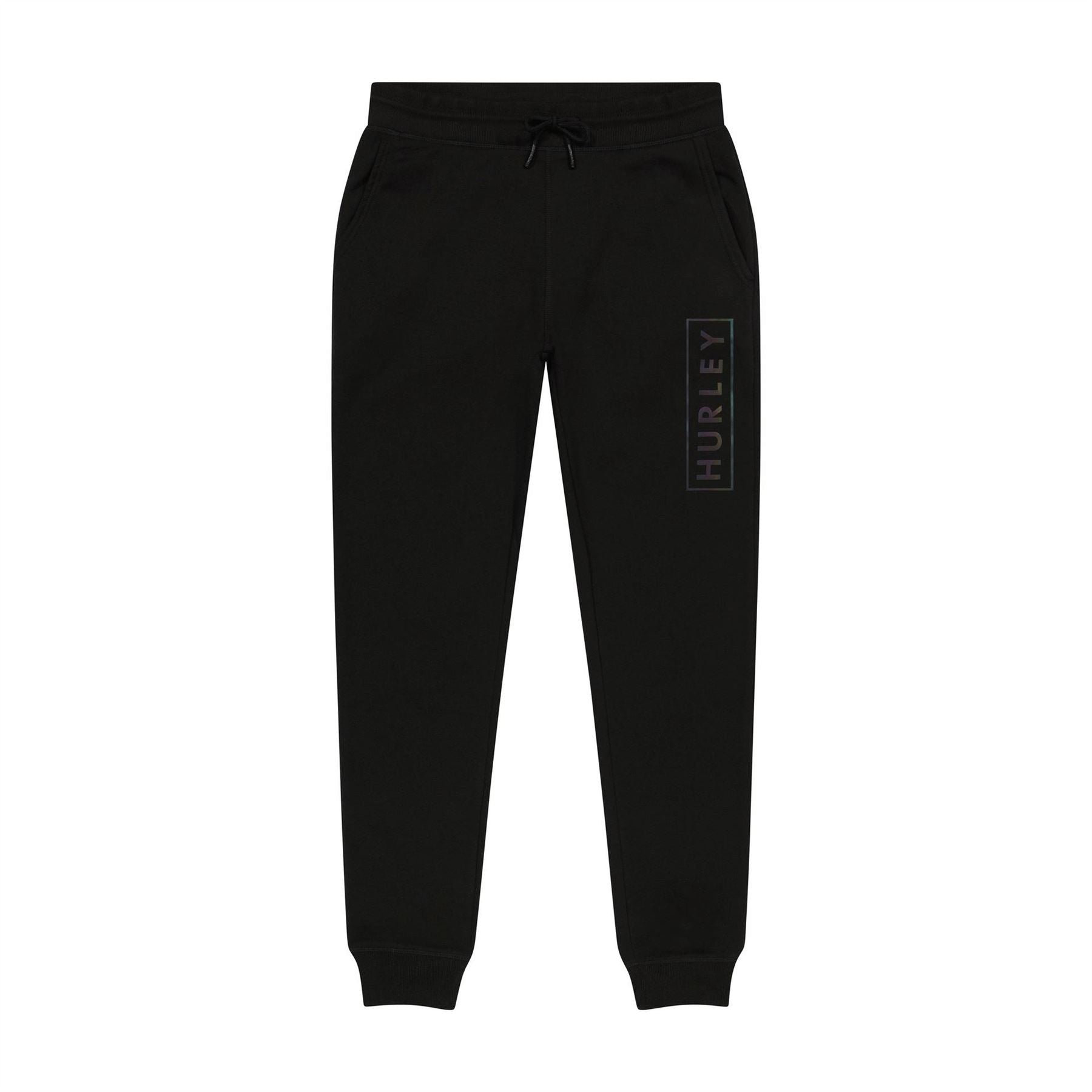 Hurley Solid Patterned Ribbed Cuff Slim Joggers