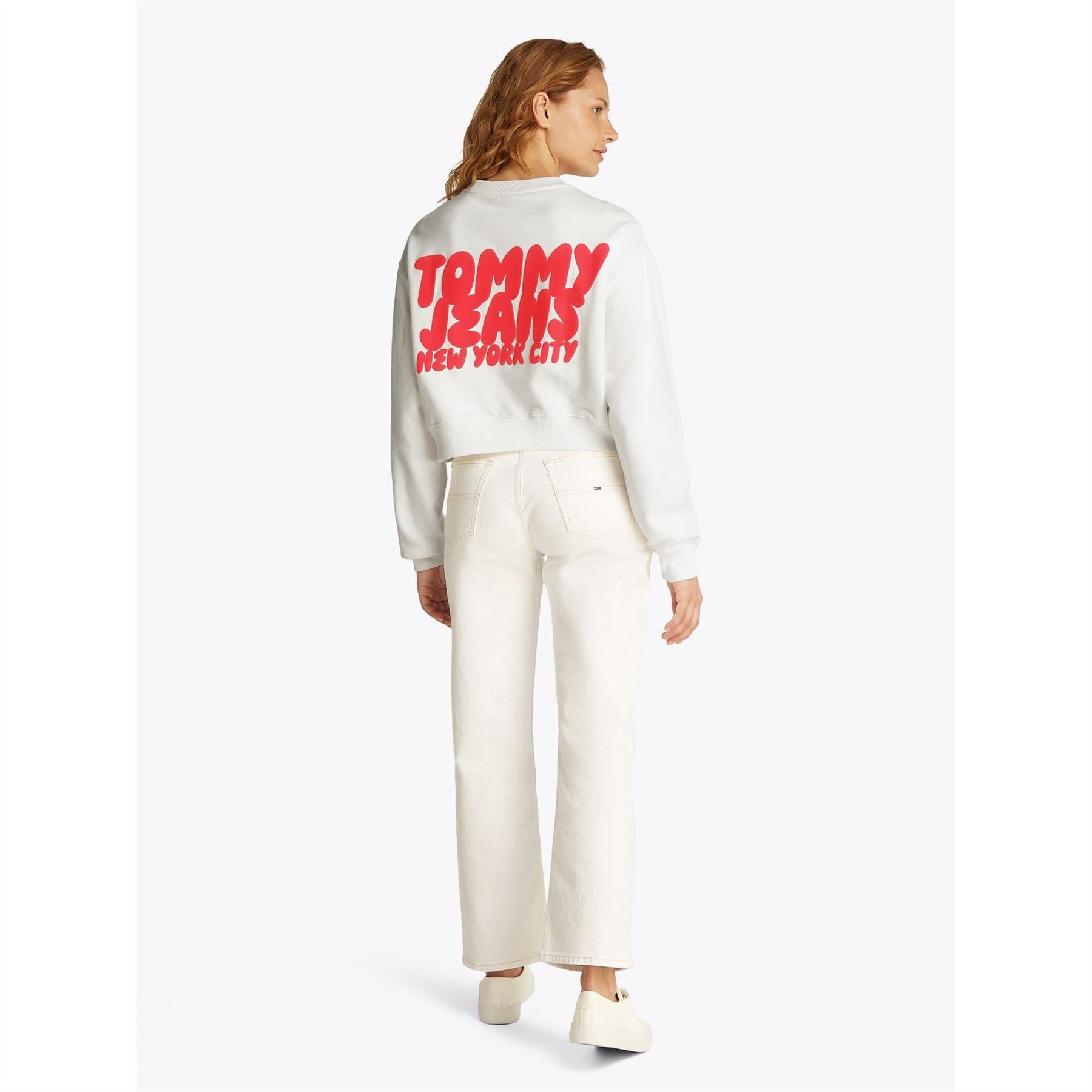 Tommy Jeans Cropped Crew Sweatshirt