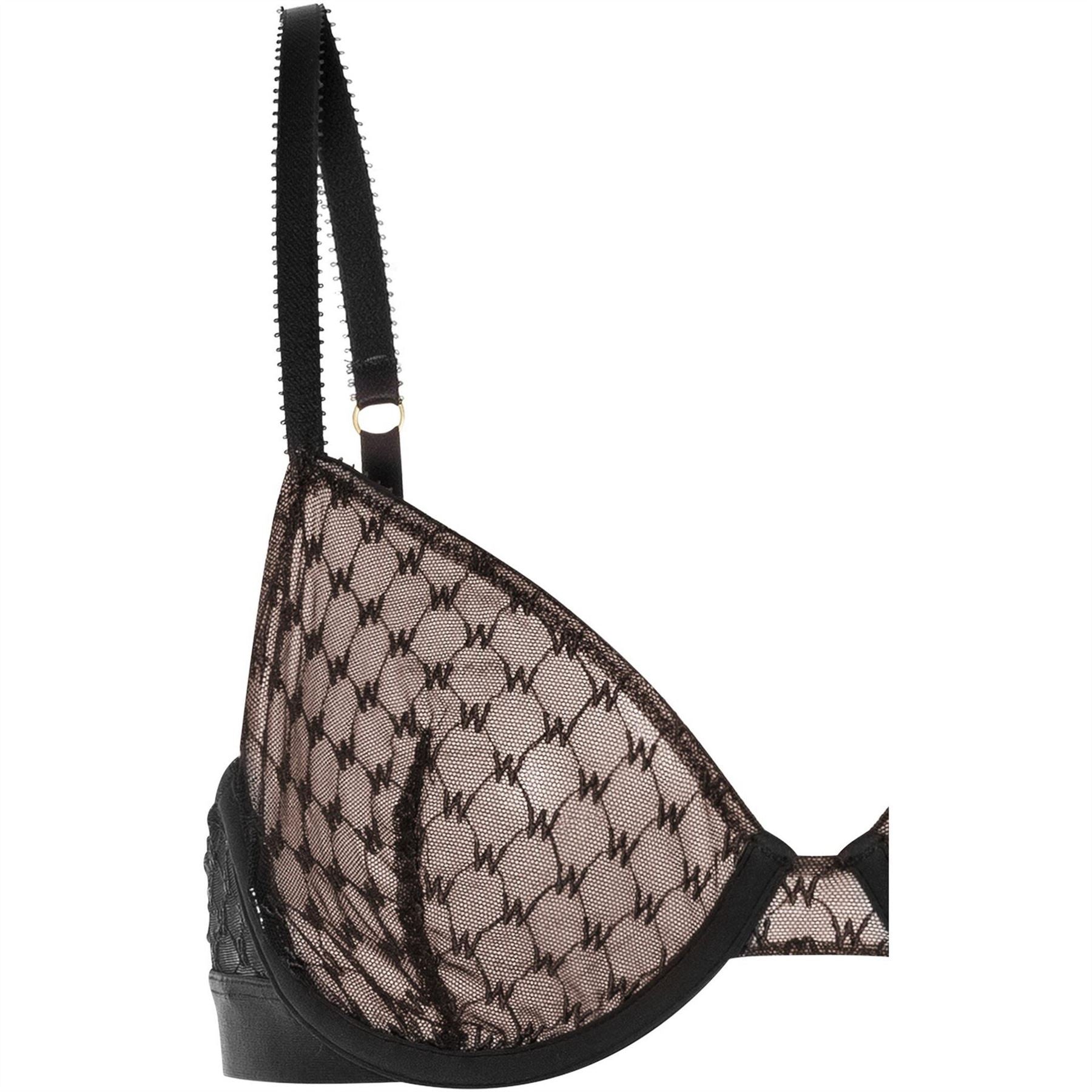 Wolford Logo Lace Underwire Bra