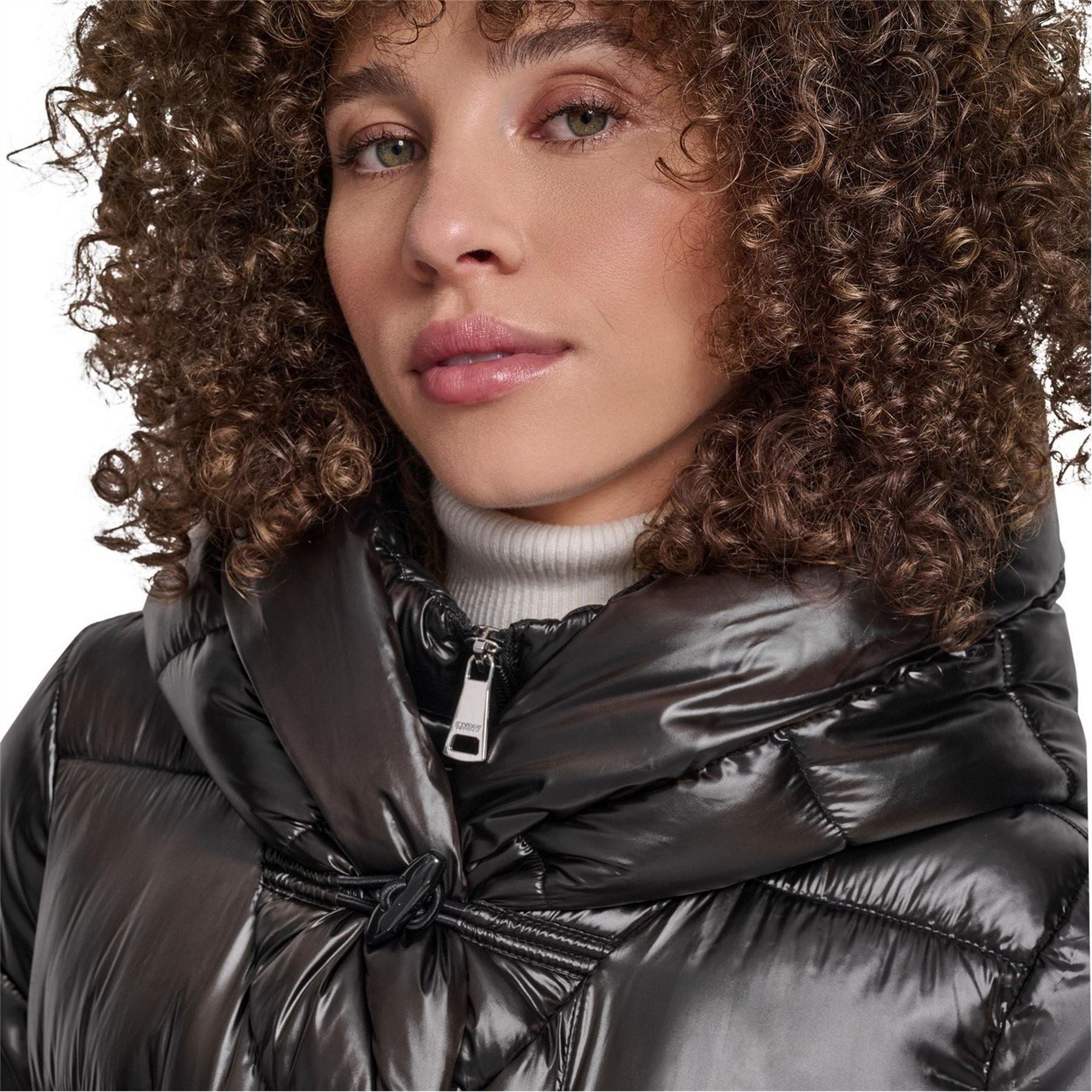 DKNY Medium Shine Puffer Jacket