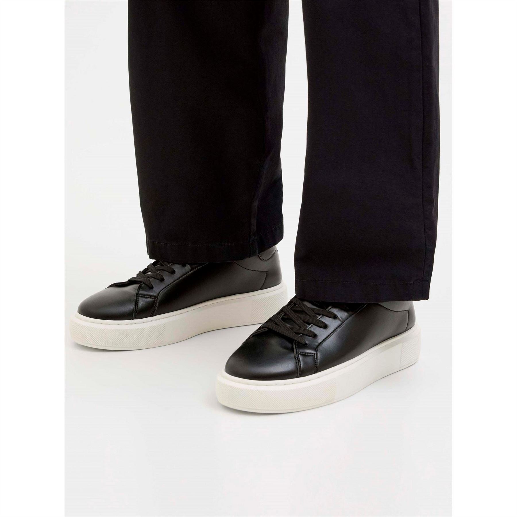 Jack and Jones Mens Cupsole Pu Sneakers