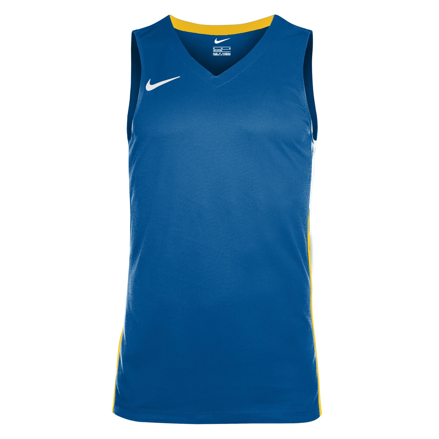Nike V-Neck Sleeveless Regular Fit Jersey Tank
