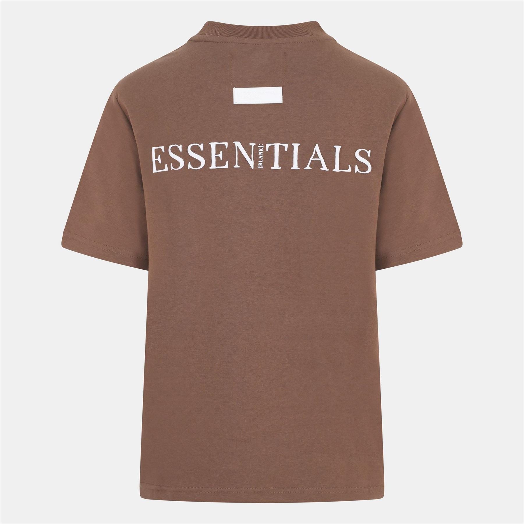 Blank Essentials Embroidered Text Graphic Crew Neck Short Sleeve Boyfriend T-Shirt