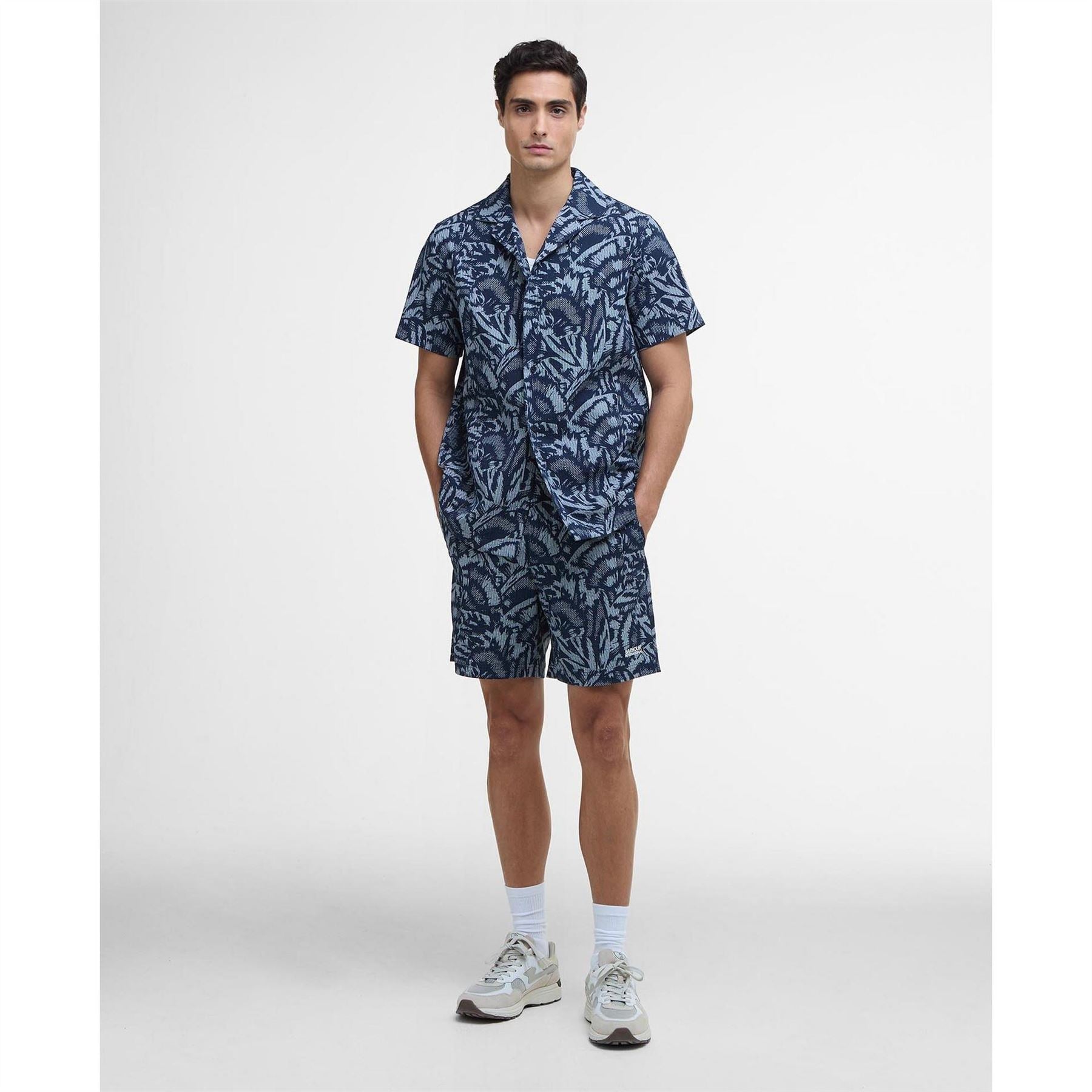 Barbour International B.intense Kew All Over Print Tailored Fit Chino Shorts