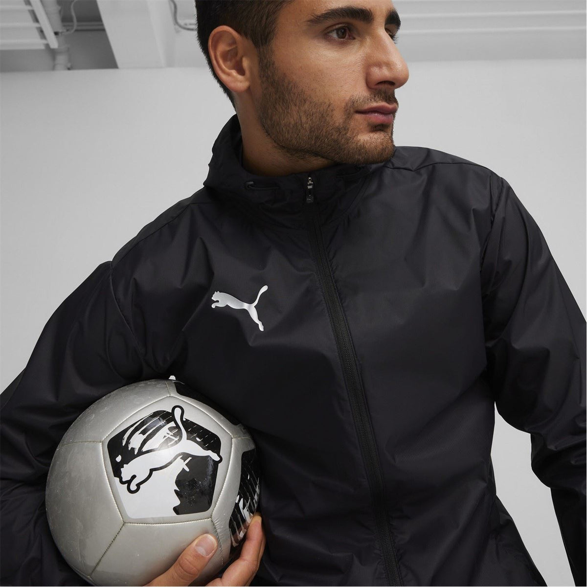 Puma Teamfinal Allweather Waterproof Lightweight Rain Anorak