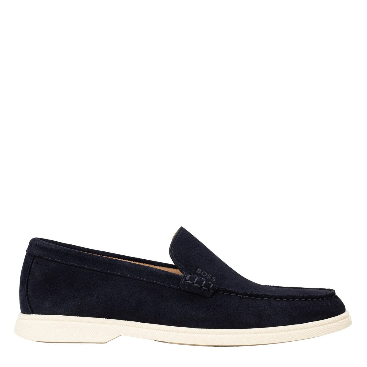 Boss Black Loafers With Iconic Logo Detail (sienne)