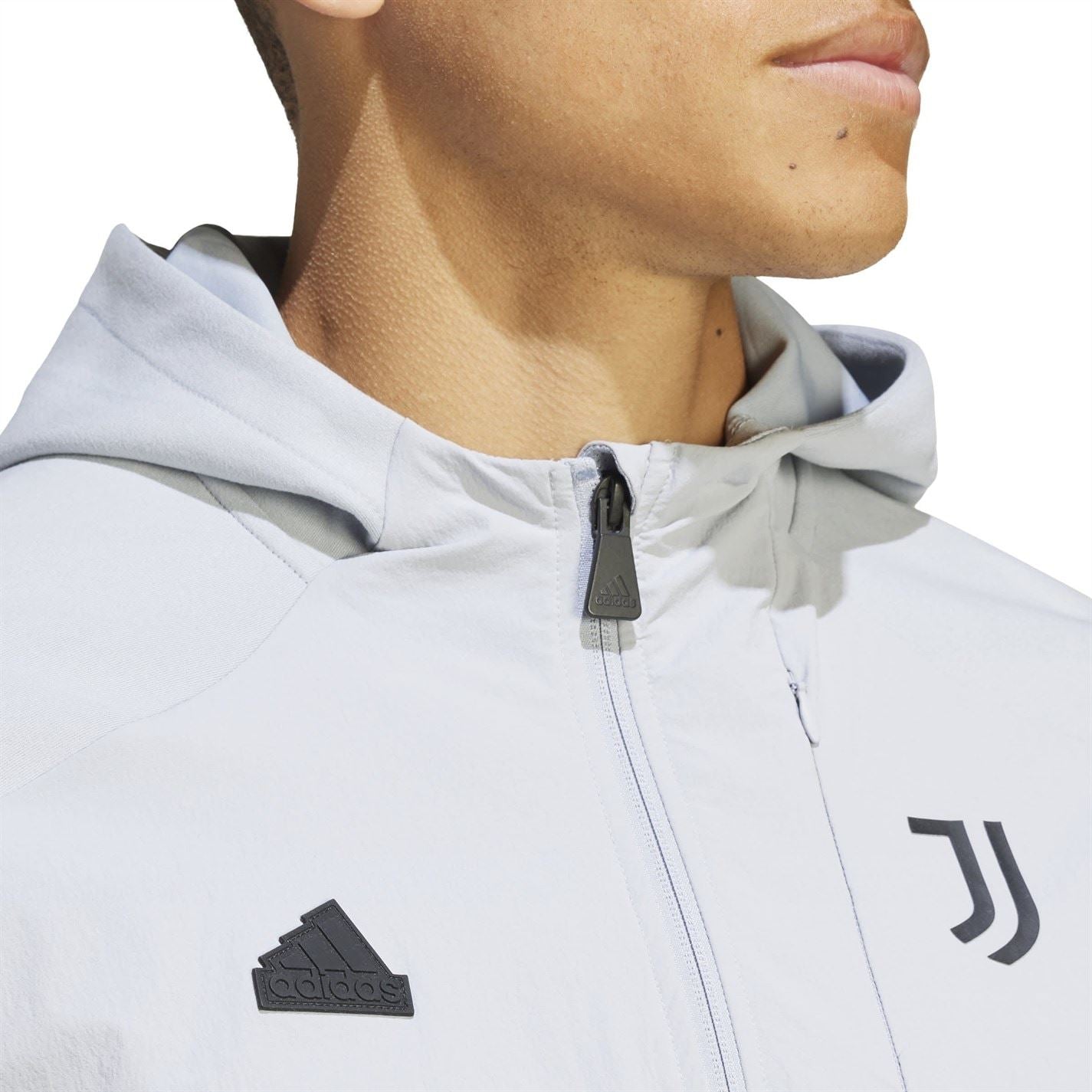 adidas Juventus Designed For Gameday Full Zip Hoodie Adults