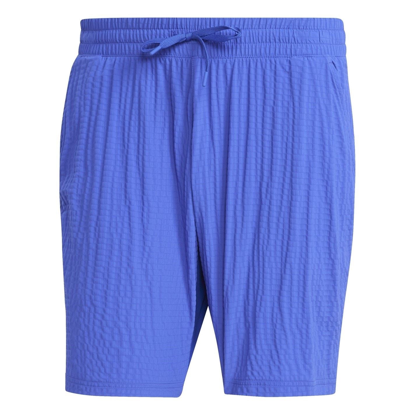adidas Mens Tennis Pro 7 Inch Seersucker Shorts