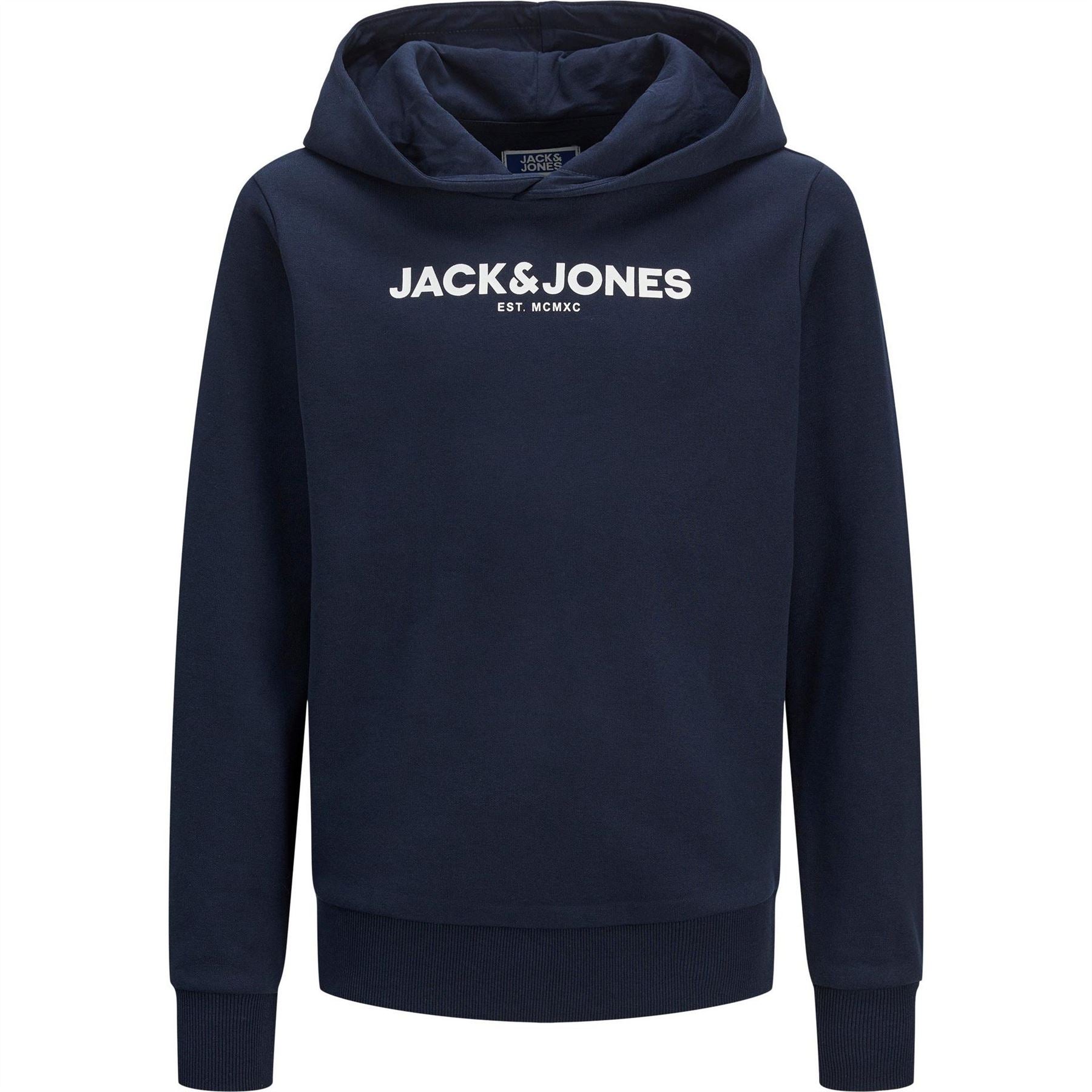 Jack and Jones Hooded Lettering Long Sleeve Tracksuit