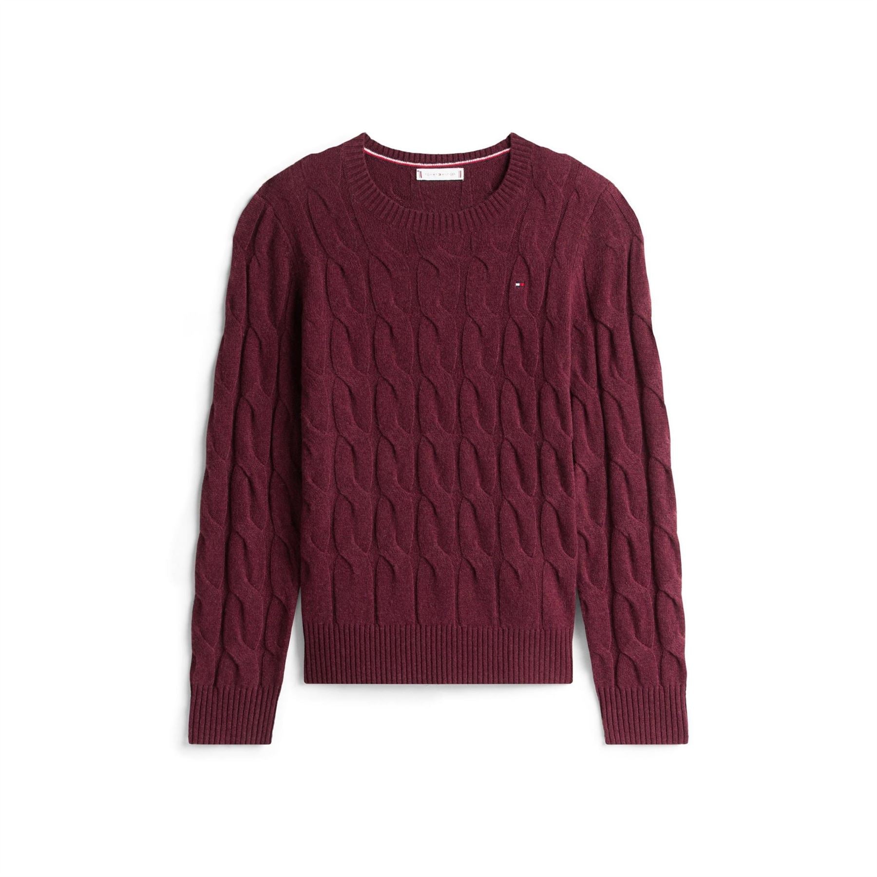 Tommy Hilfiger Cable Crew Neck Long Sleeve Sweater