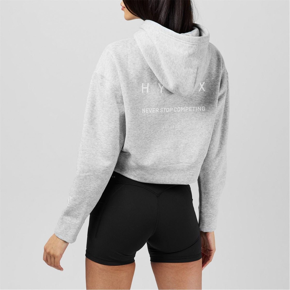 Puma Hyrox Hooded Cropped Relaxed Sweatshirt