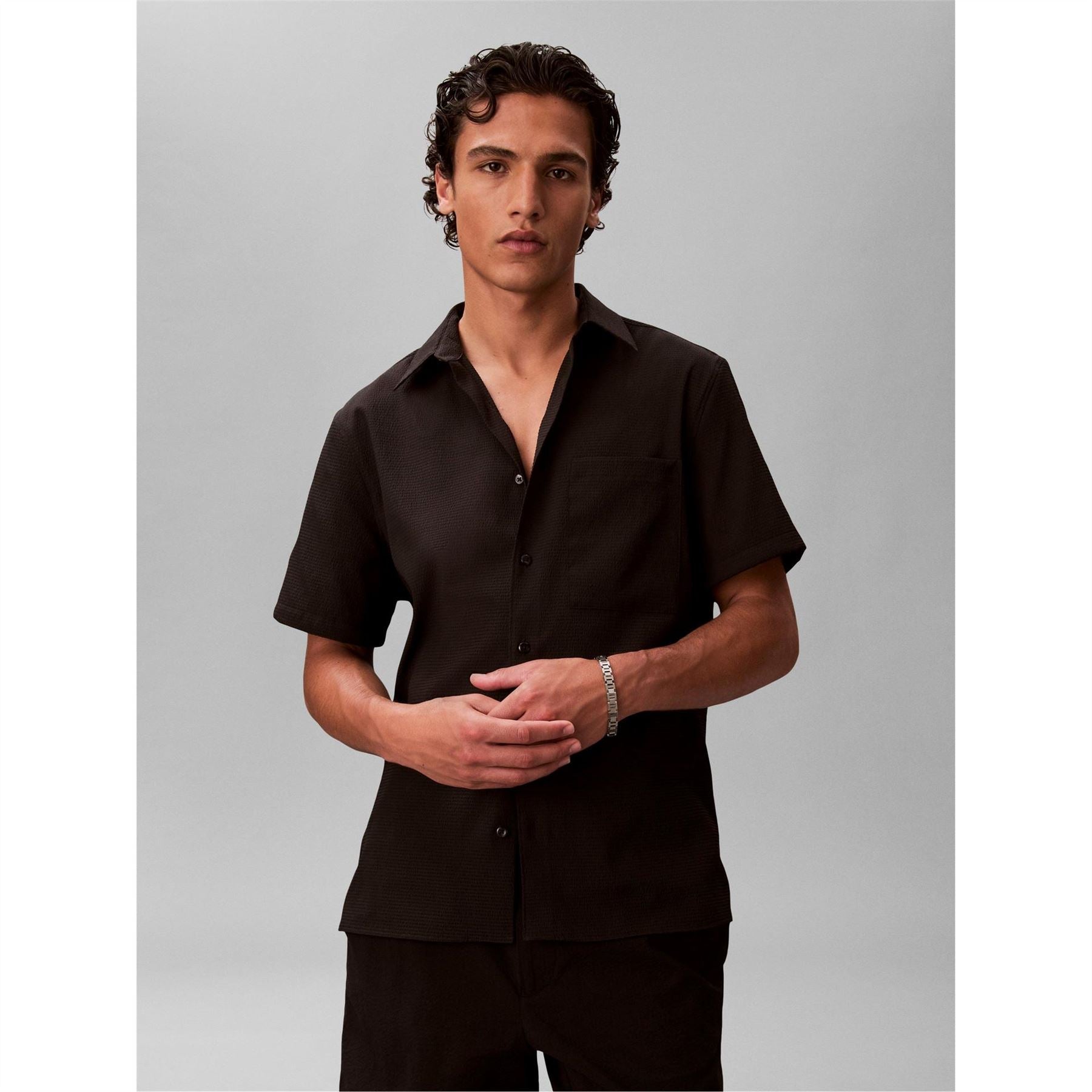 Calvin Klein Short Sleeve Plain Shirt
