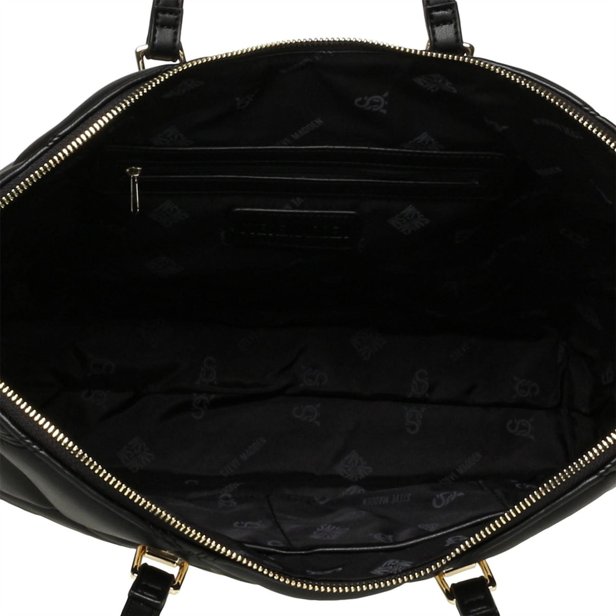 Steve Madden Bvuse Trapezoid Shape Quilted  Tote