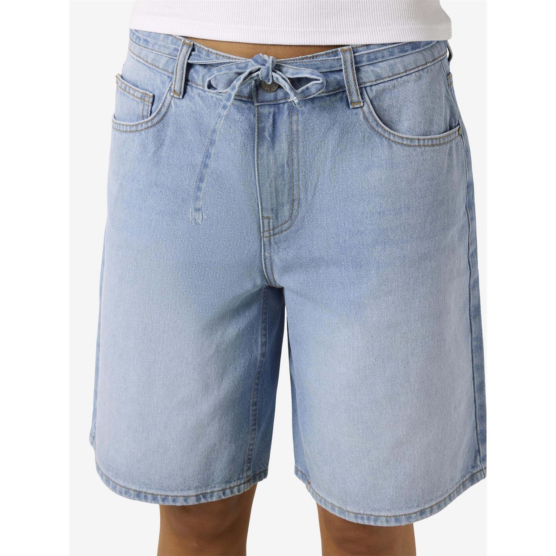 Noisy May Loose Cotton Denim Shorts