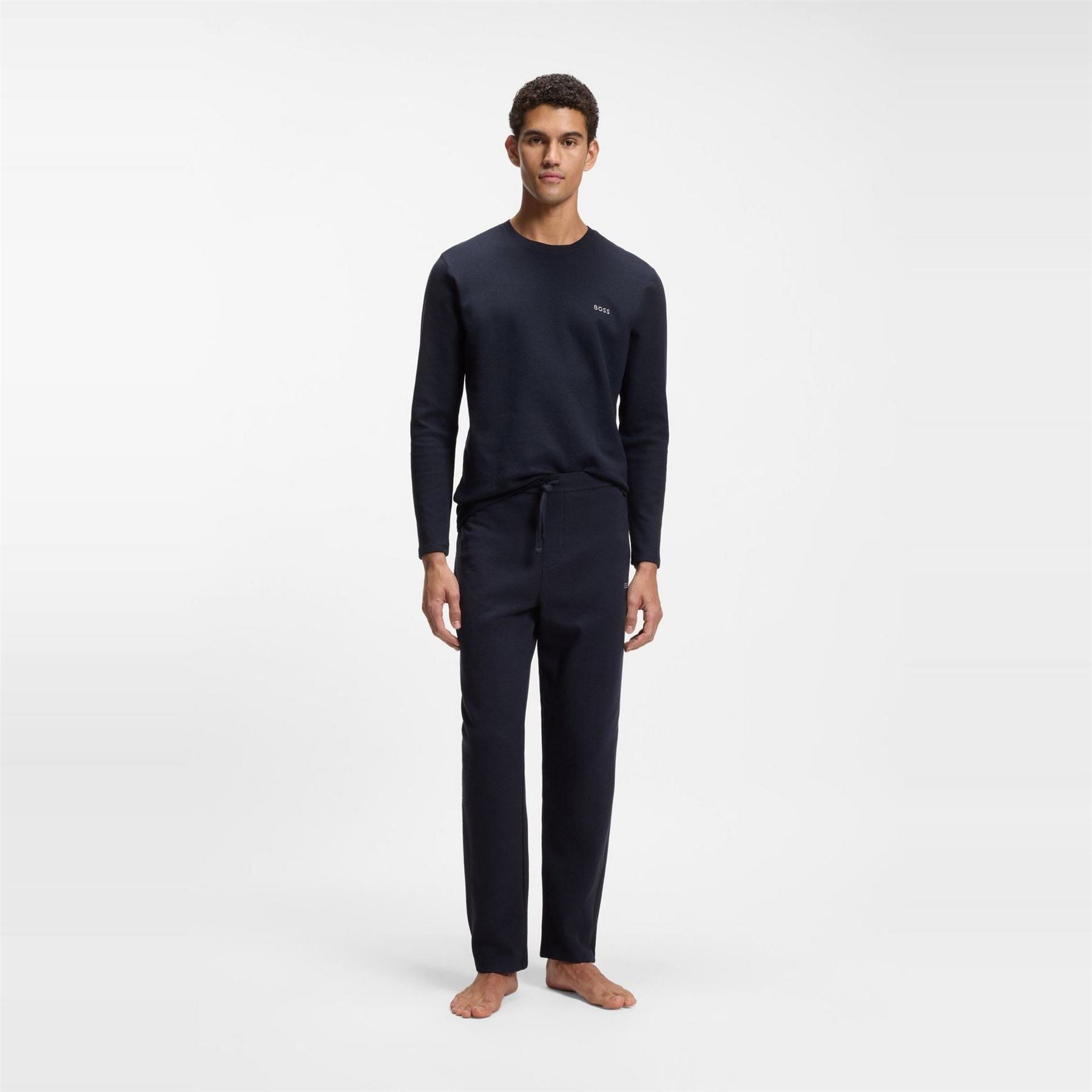 Hugo Waffle Ls Shirt 10269584 01