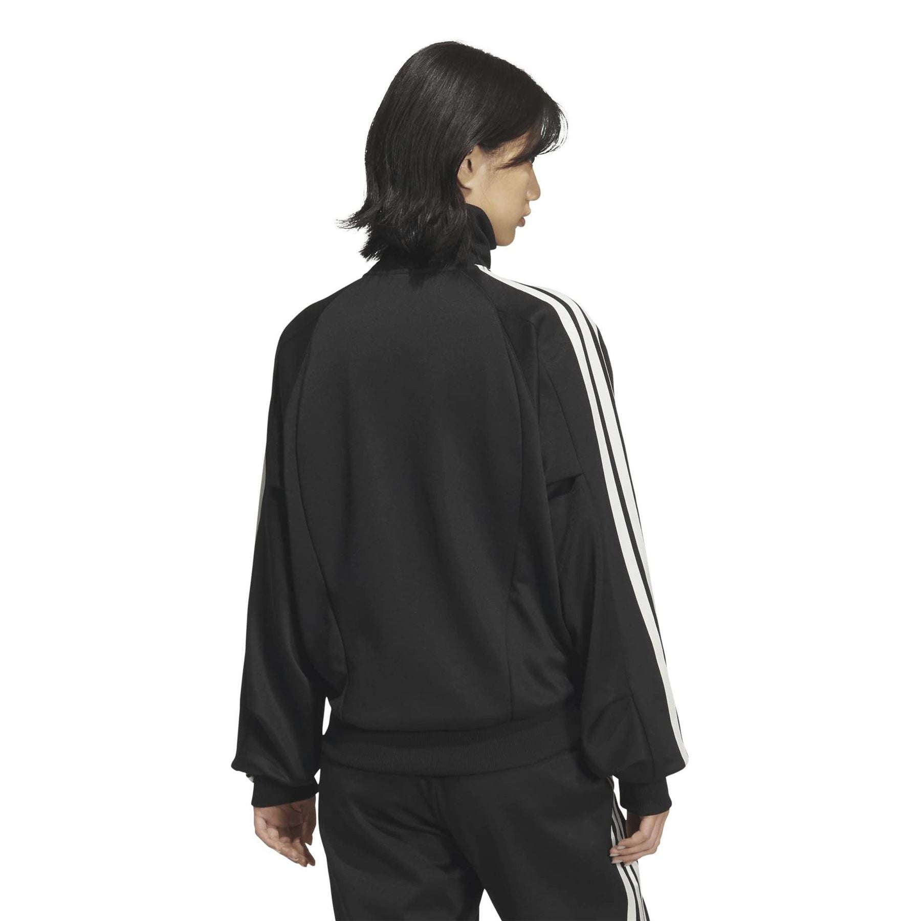adidas Athletic Funnel Neck High Collar Long Sleeve Top