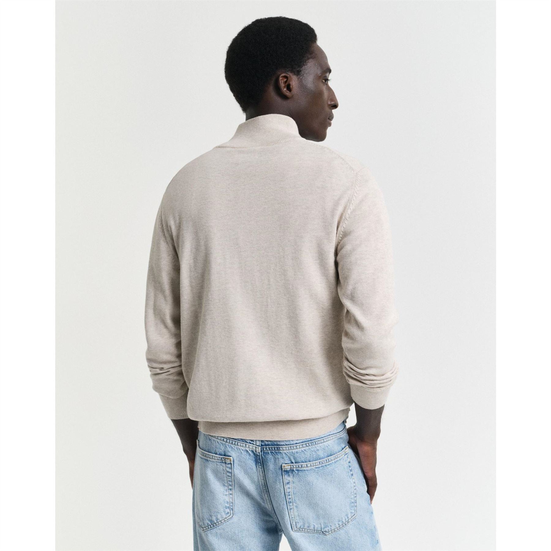 Gant Cotton Half Zip Sweater