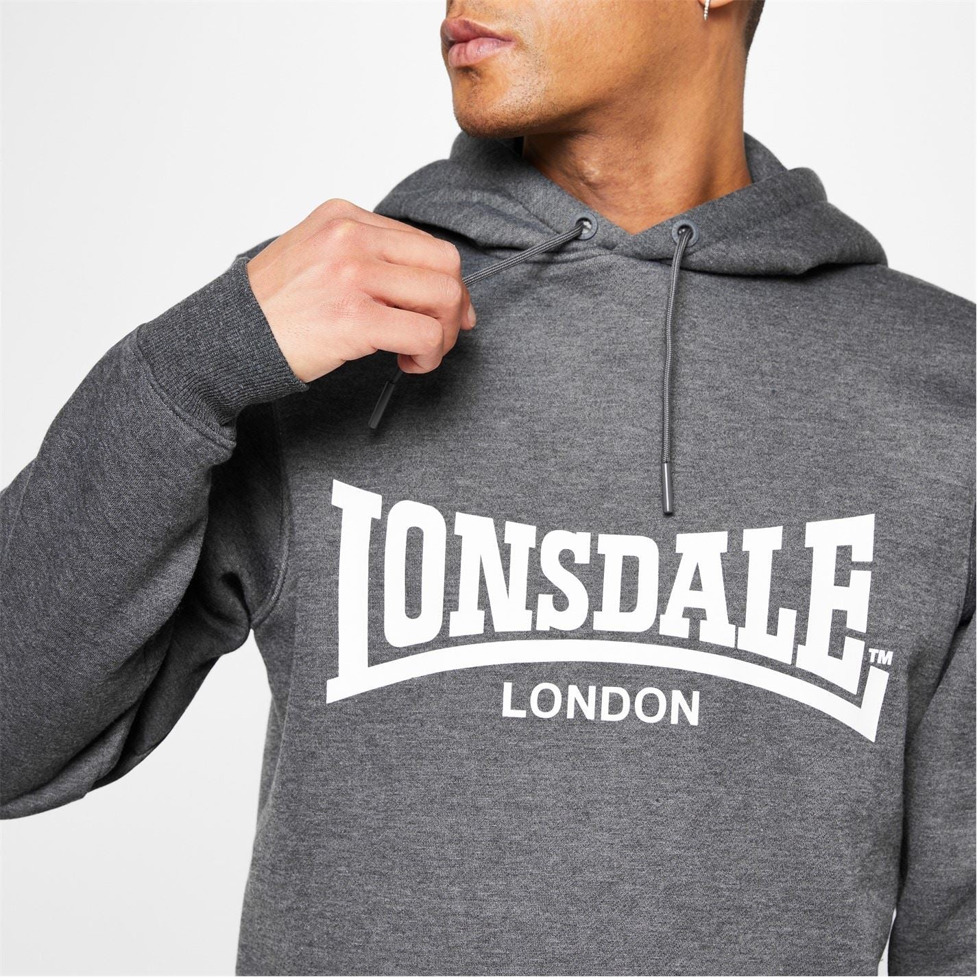 Lonsdale Mens Essential Oth Hoodie