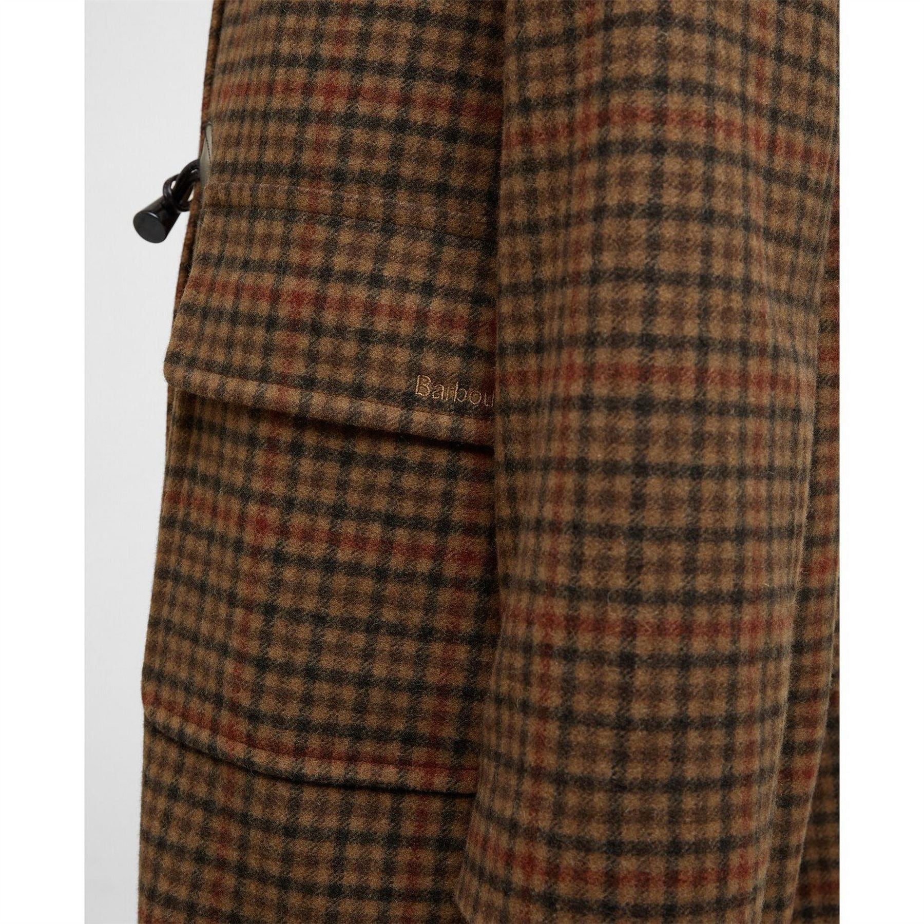 Barbour B.li Melody Check Duffle Coat