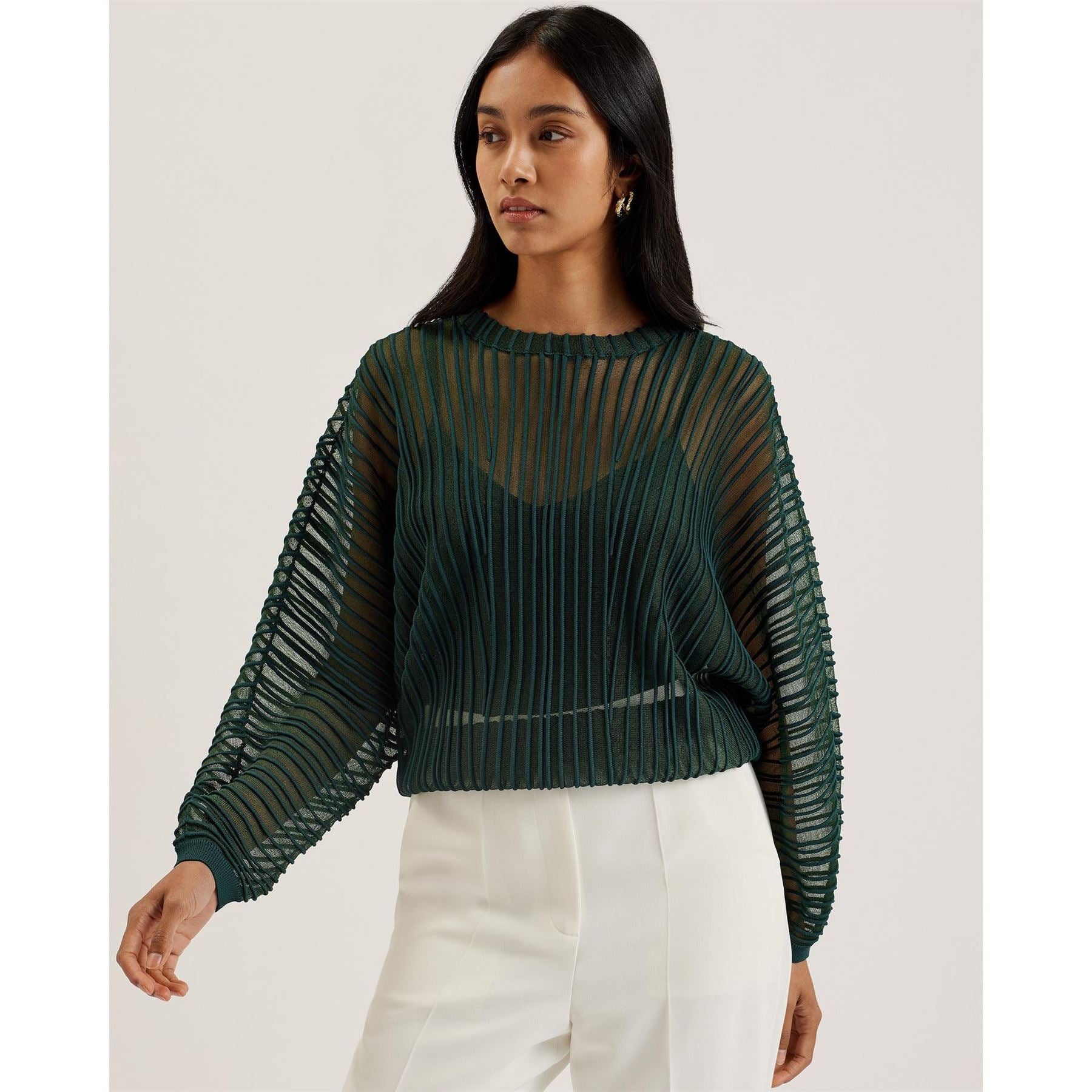 Ted Baker Striped Knitted Top