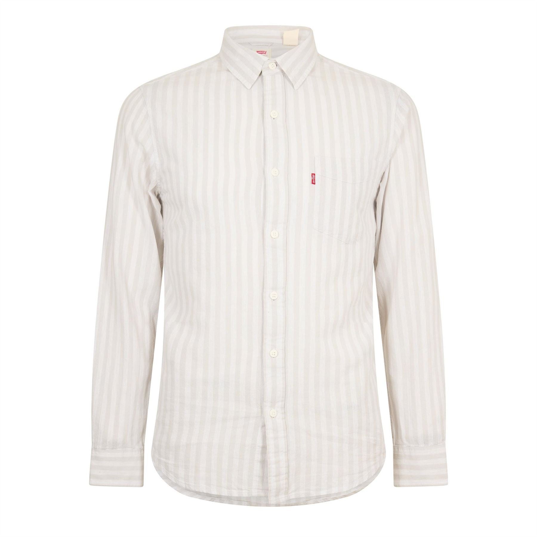 Levis Classic Pocket Long Sleeve Plain Shirt