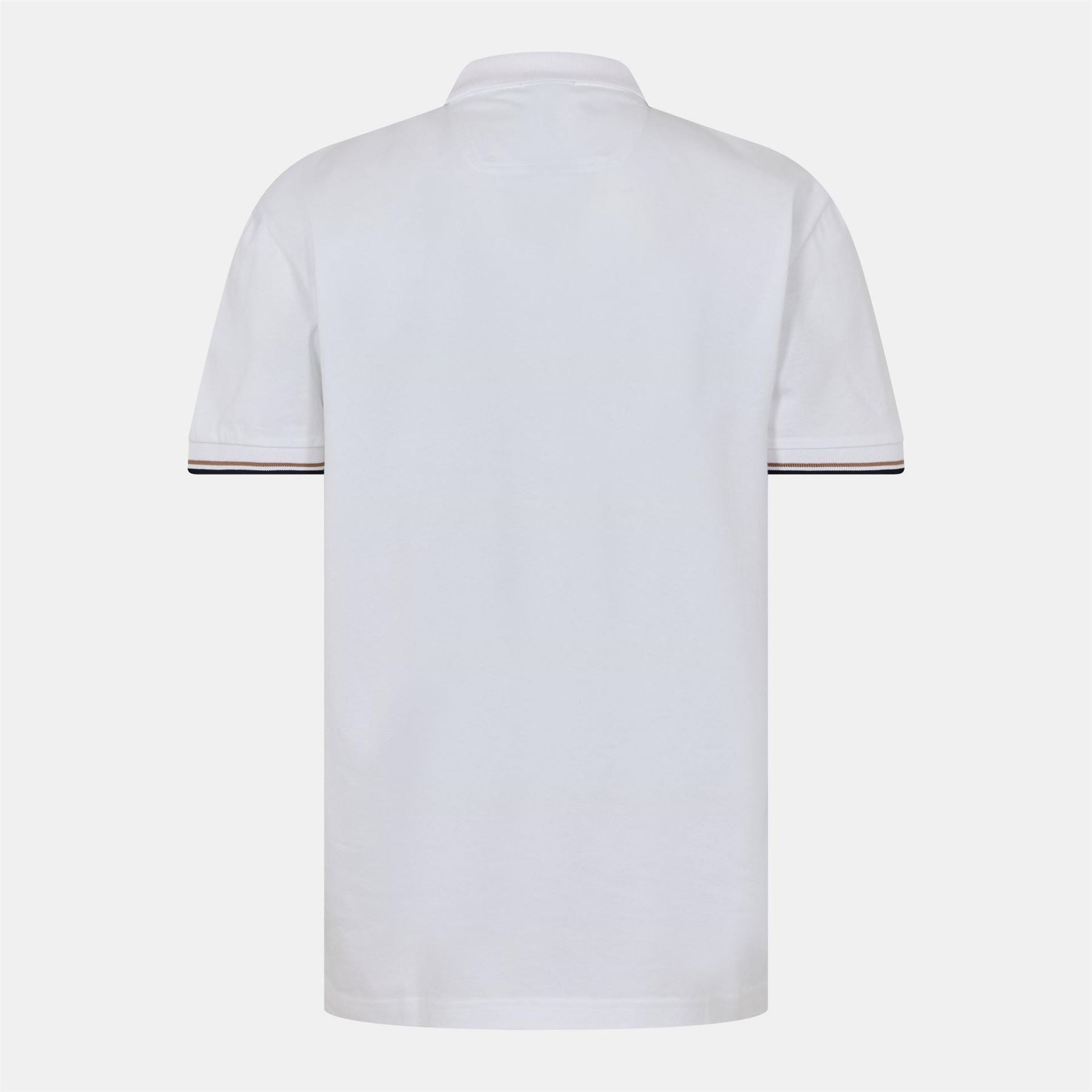 Boss Philix Pima Green Cotton Short Sleeve Polo Shirt
