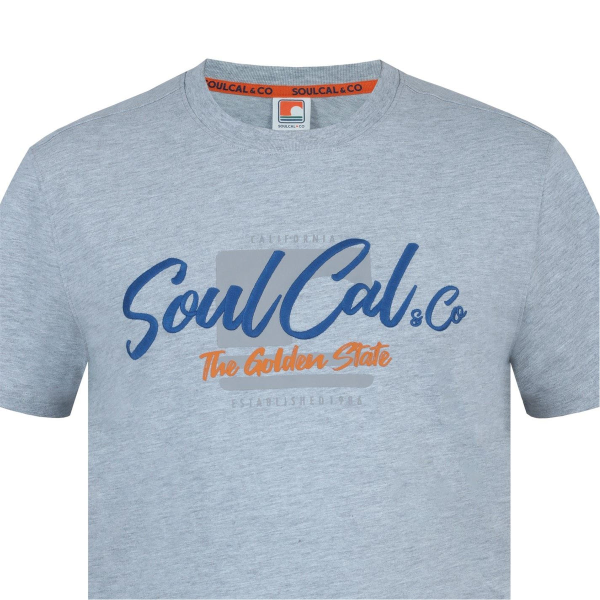SoulCal Regular Fit Geographic Print Crew Neck T-Shirt