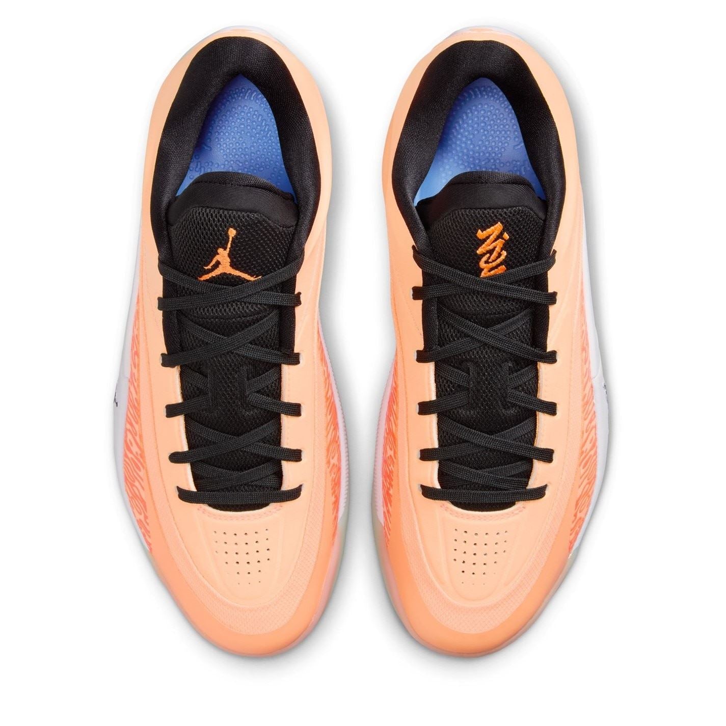 Air Jordan Zion 4 Low Top Graphic Print Sneakers