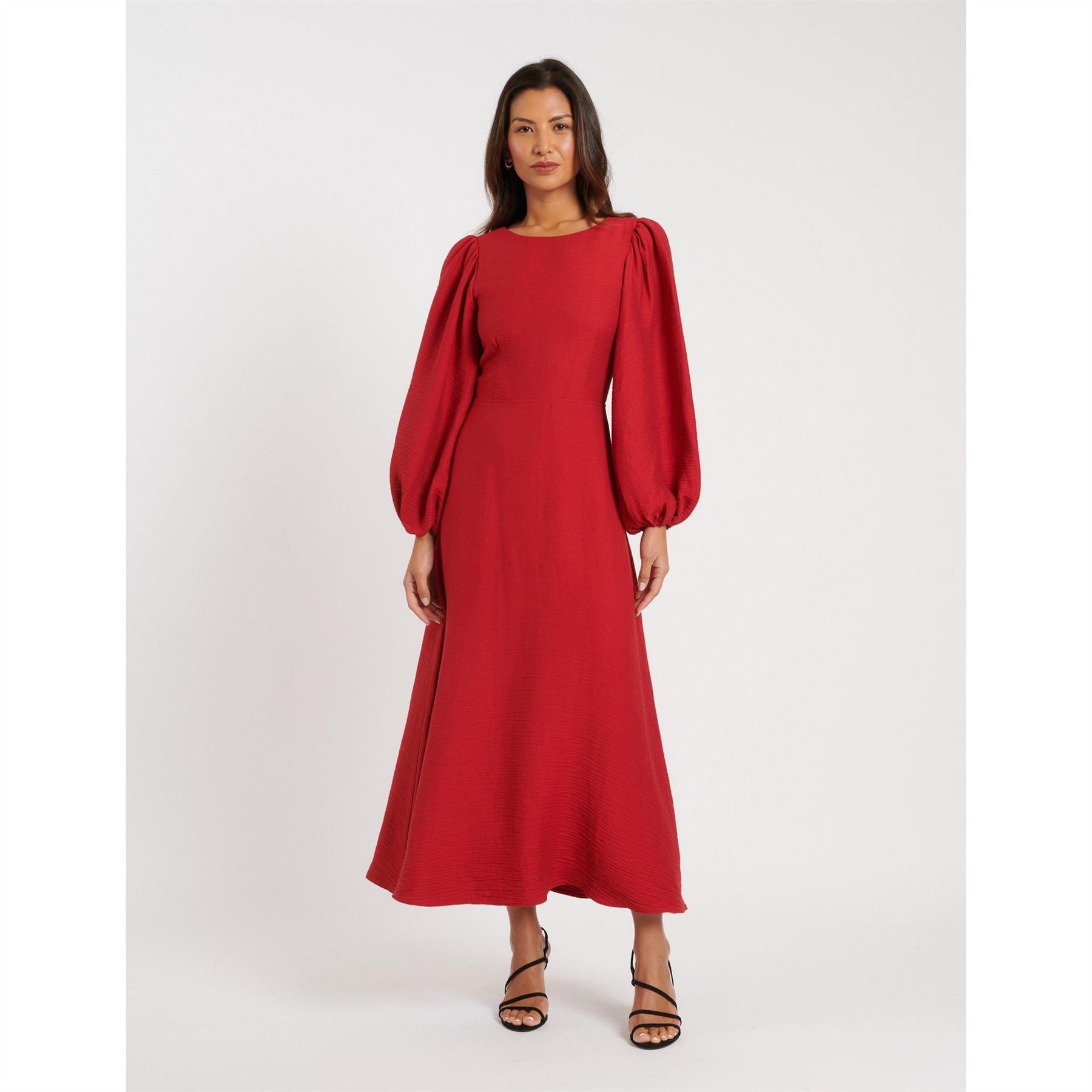 Nobodys Child Child Zola Crew Neck Midi A-Line Dress