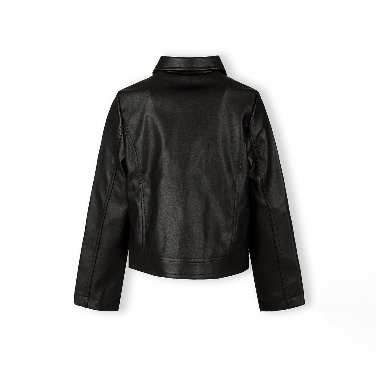 Minoti Solid Patterned Asymmetric Zipper Bike Jacket
