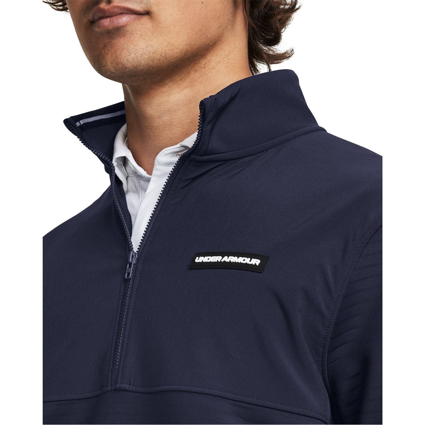 Under Armour Daytona Zip Neck High Collar Long Sleeve Sweatshirt