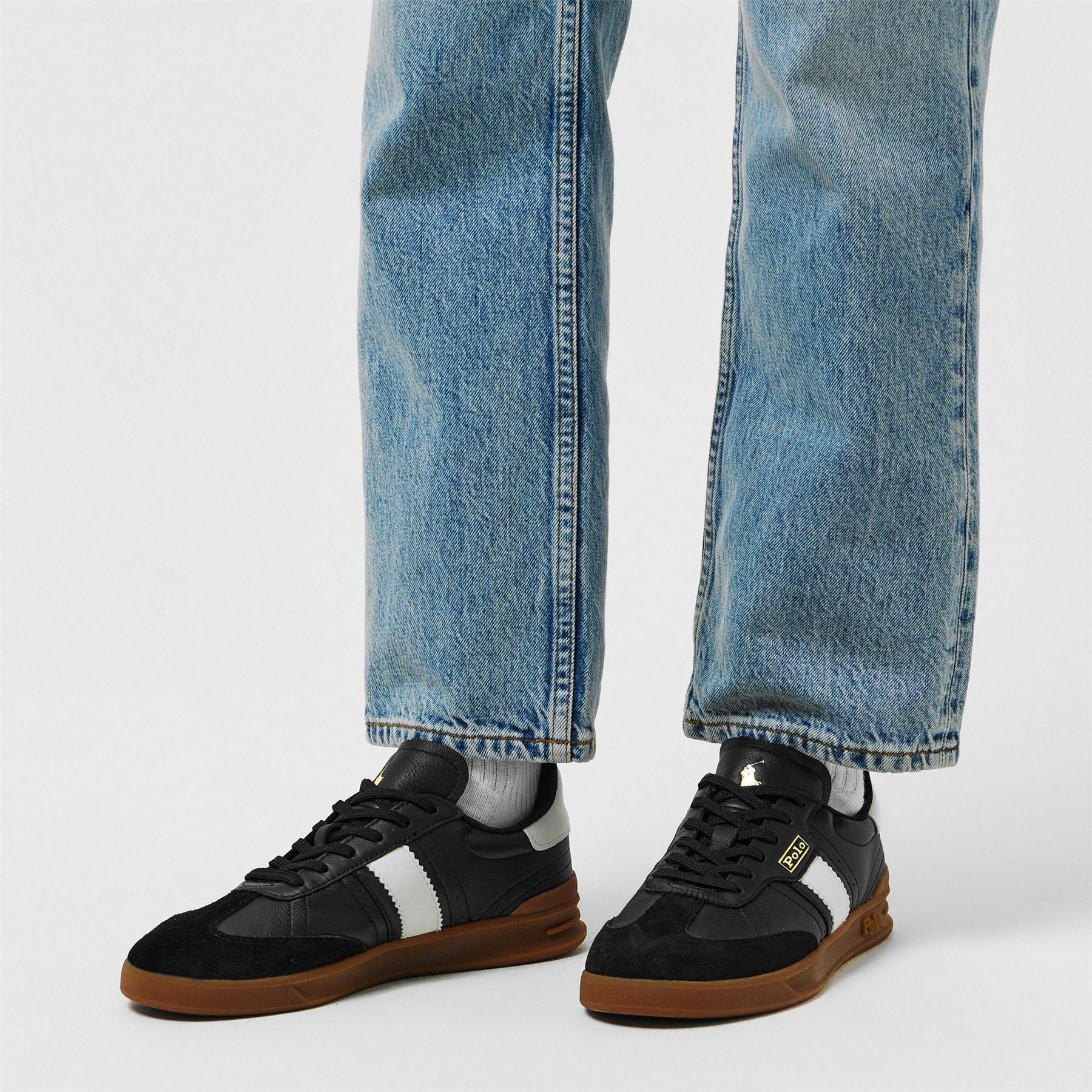 Polo Ralph Lauren Leather Court Trainers
