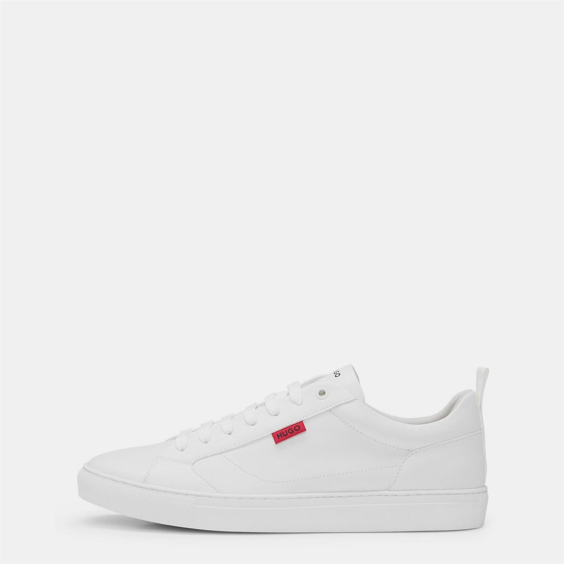 Hugo Leather Logo Trainers