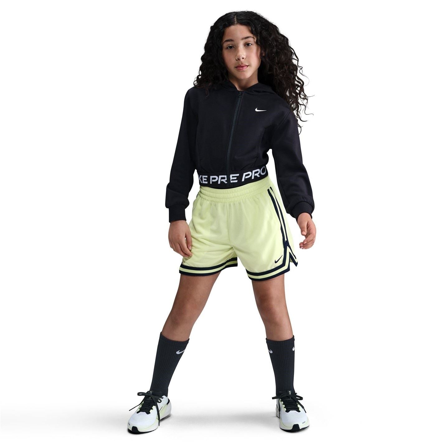 Nike Pro Dri Fit Full Zip Hoodie Juniors