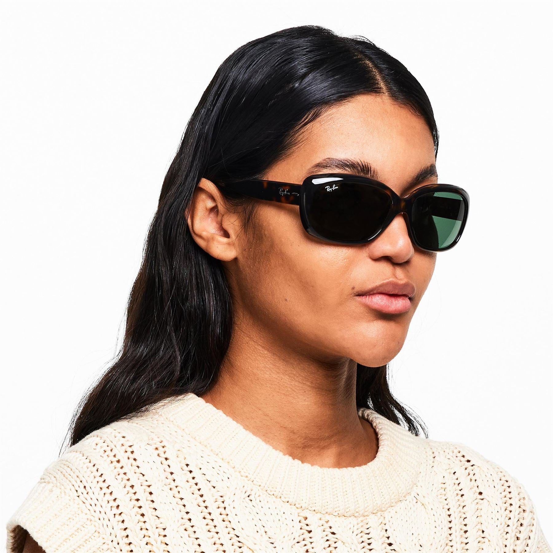 Ray-Ban Havana 0rb4101 Up Swept Sunglasses