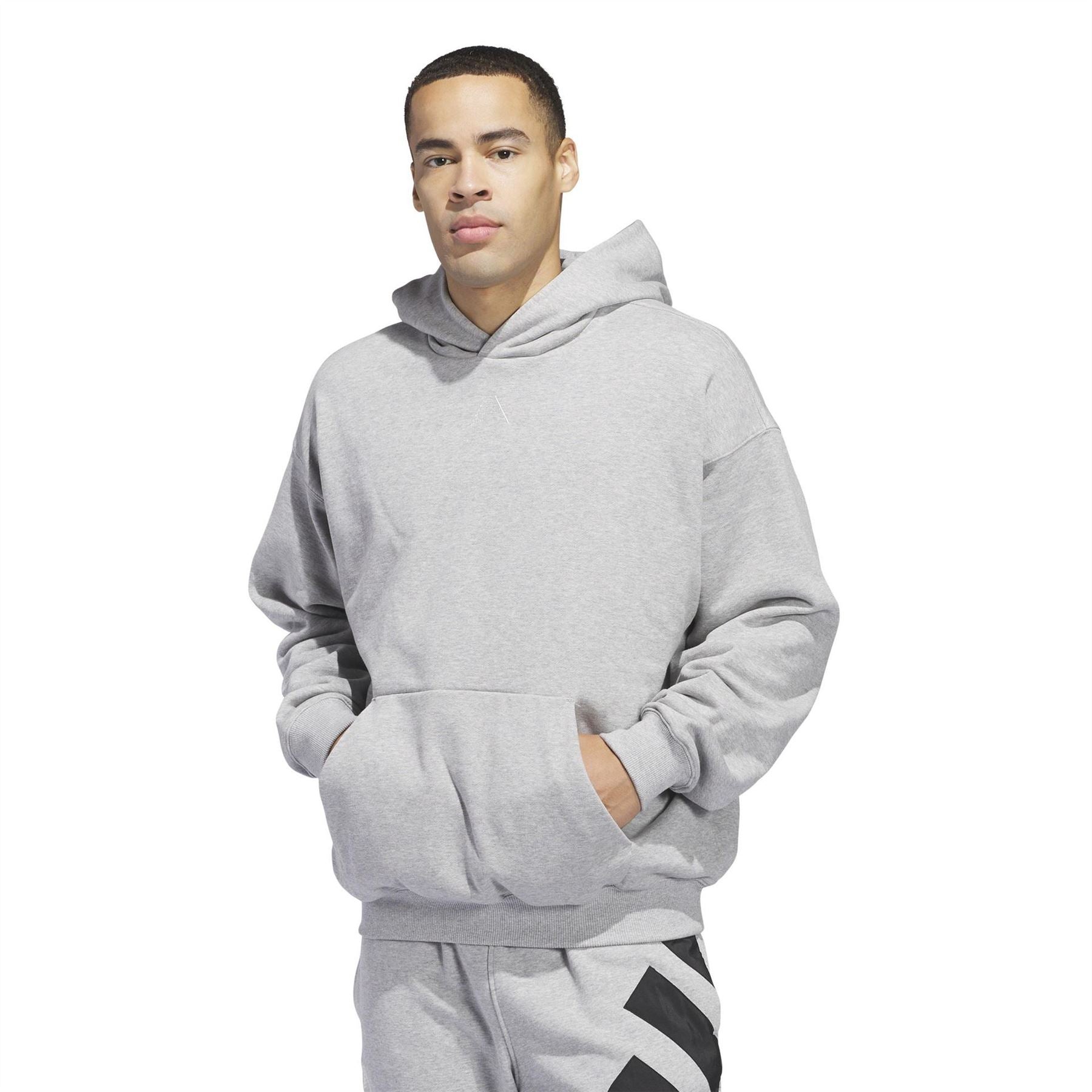 adidas Graphic Hooded Neck Long Sleeve Oversized Sweatshirt