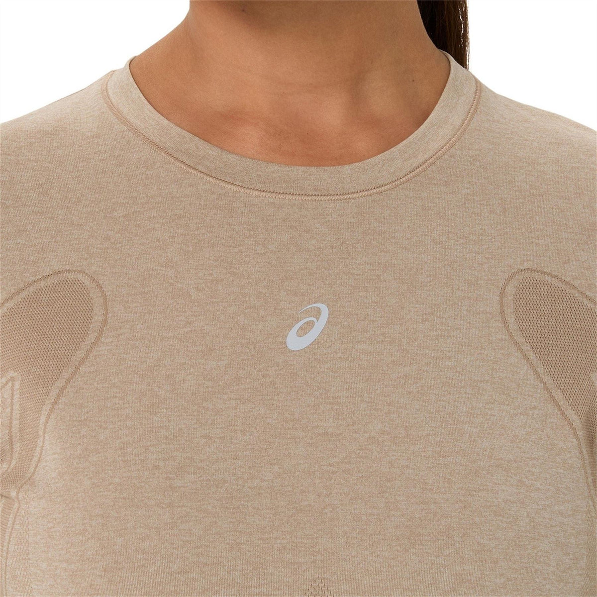 Asics Crew Neck Long Sleeve Thumb Hole Jersey T-Shirt