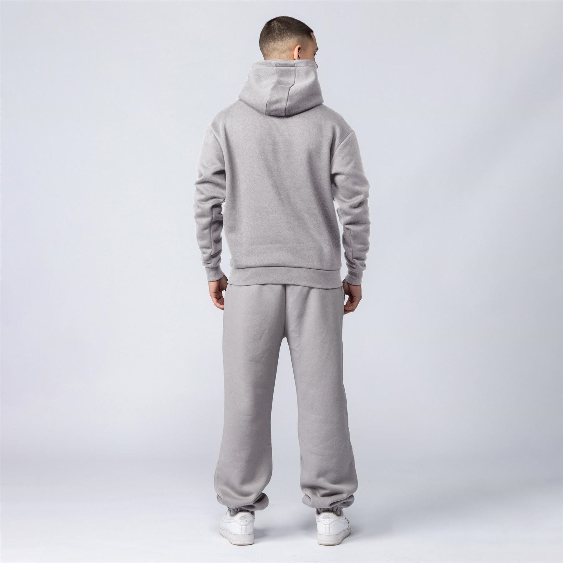 Mercier Badge Hooded Neck Drop Shoulder Sweatshirt